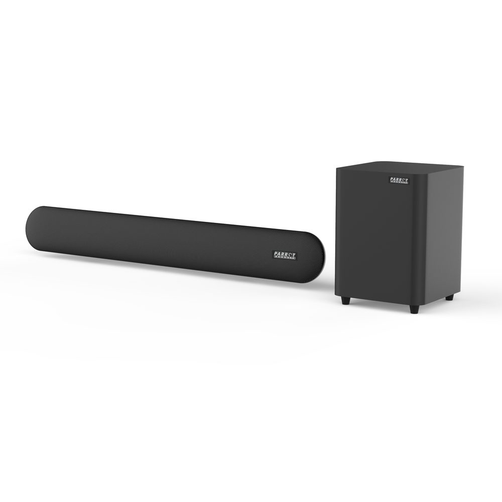 Parrot Products Parrot Speaker Sound Bar + 5.25 Inch Wireless Sub Incl Wall Bracket