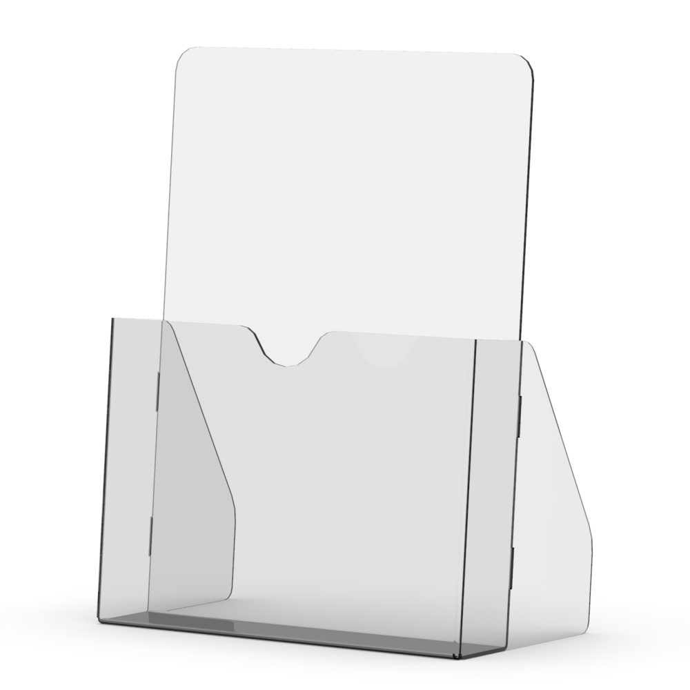 Parrot Products Menu Holder Acrylic Table Brochure Holder A5 - Box 5