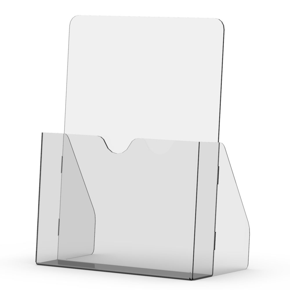 Parrot Products Menu Holder Acrylic Table Brochure Holder A6 - Box 5