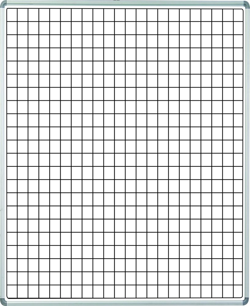 Parrot Products Educational Board Magnetic Whiteboard (1220*920 - White Squares - Side Panel - Option A)