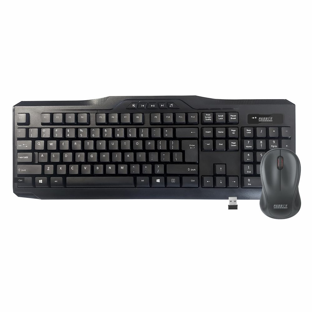 Parrot Products Wireless Keyboard + Mouse Combo