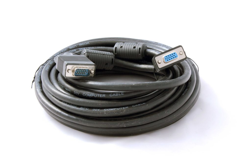 Parrot Products Cable - 15 Pin Male To Female VGA (10M)