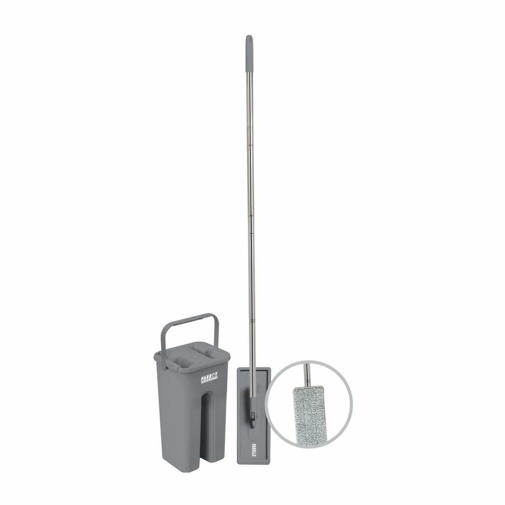 Parrot Products Janitorial Flat Head Mop & Bucket