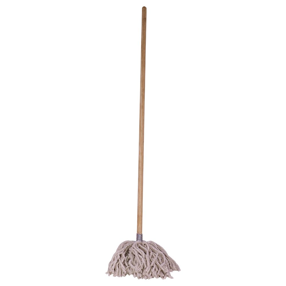 Parrot Products Janitorial Mega Mop Metal Socket 25mm Pine Handle 400g
