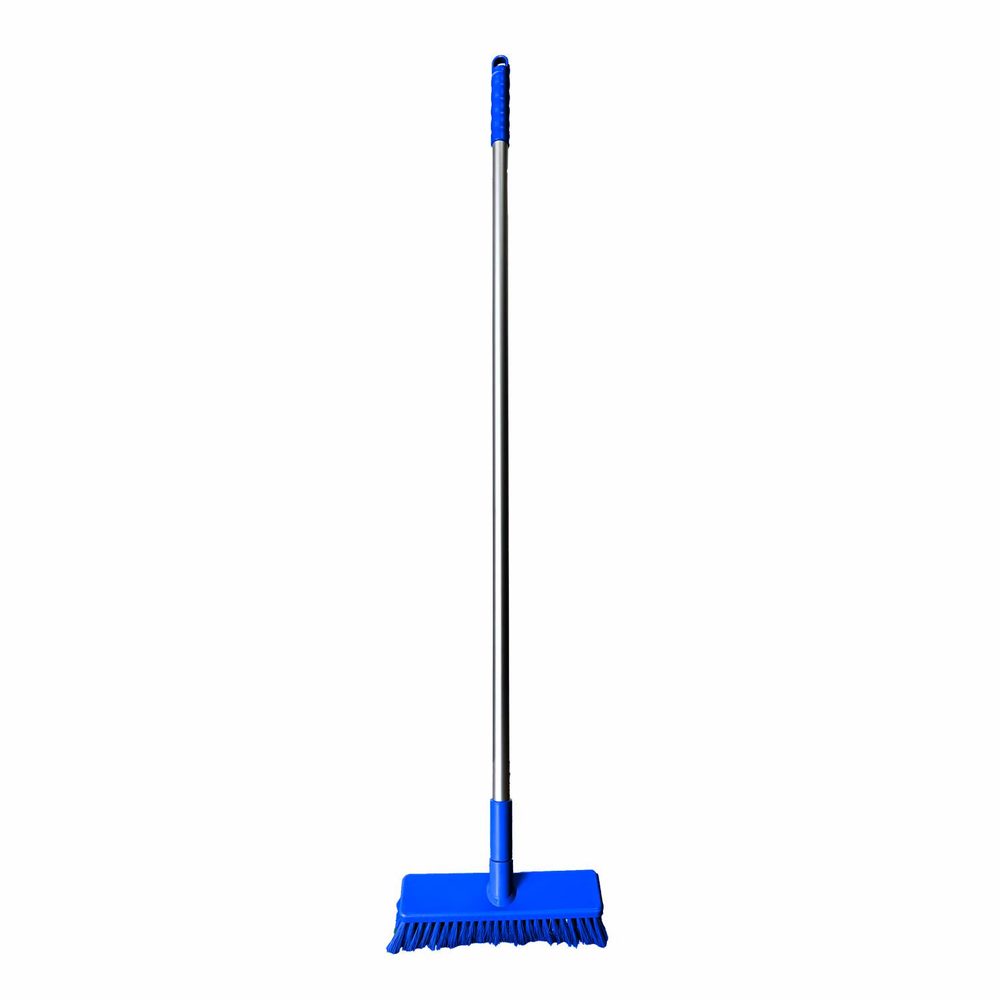 Parrot Products HACCP Soft Bristle Broom Blue Commercial Cleaning Broom