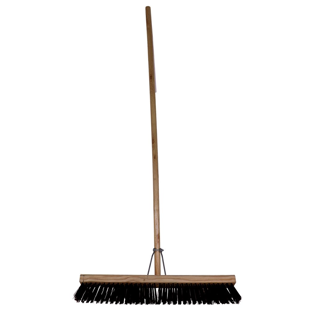 Parrot Products Janitorial Platform Broom Black - Soft Fibre 600mm (18")