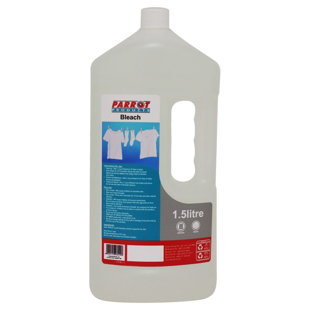 Parrot Products Janitorial Bleach 3% 1.5L