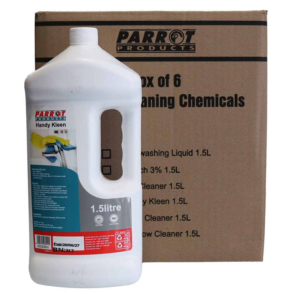 Parrot Products Handy Kleen 1.5l Box Of 6
