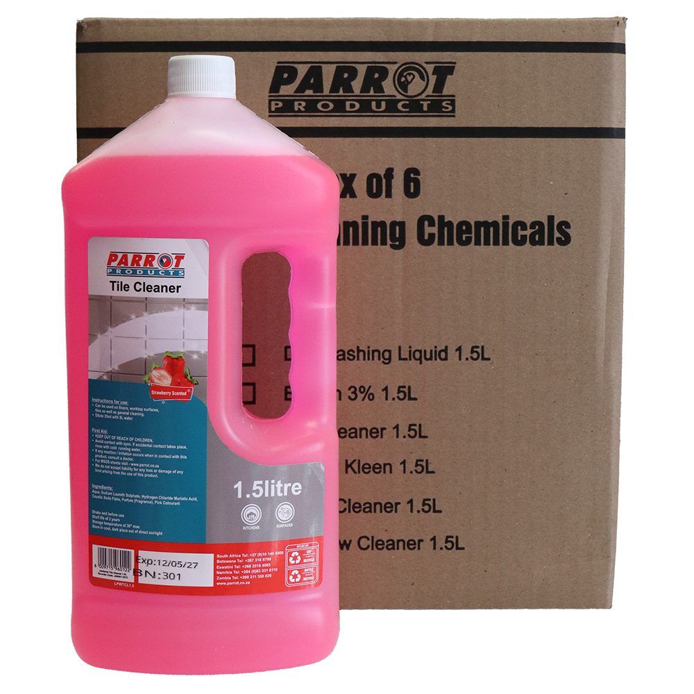 Parrot Products Tile Cleaner 1.5L Box of 6