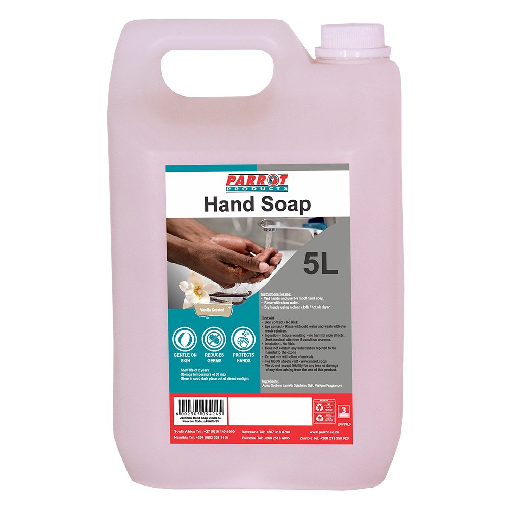 Parrot Products Janitorial Anti-Bacterial Hand Soap Vanilla 5 Litre