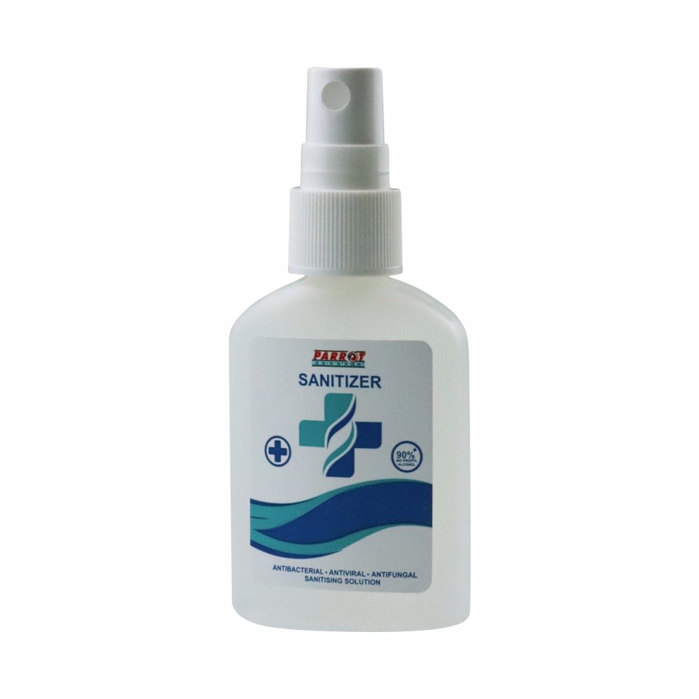 Parrot Products Hand Sanitizer 90% Isopropyl Alcohol (28 ml - Uncarded Box of 20)