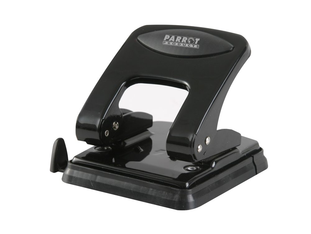 Parrot Products Steel Hole Punch (40 Sheets - Black)