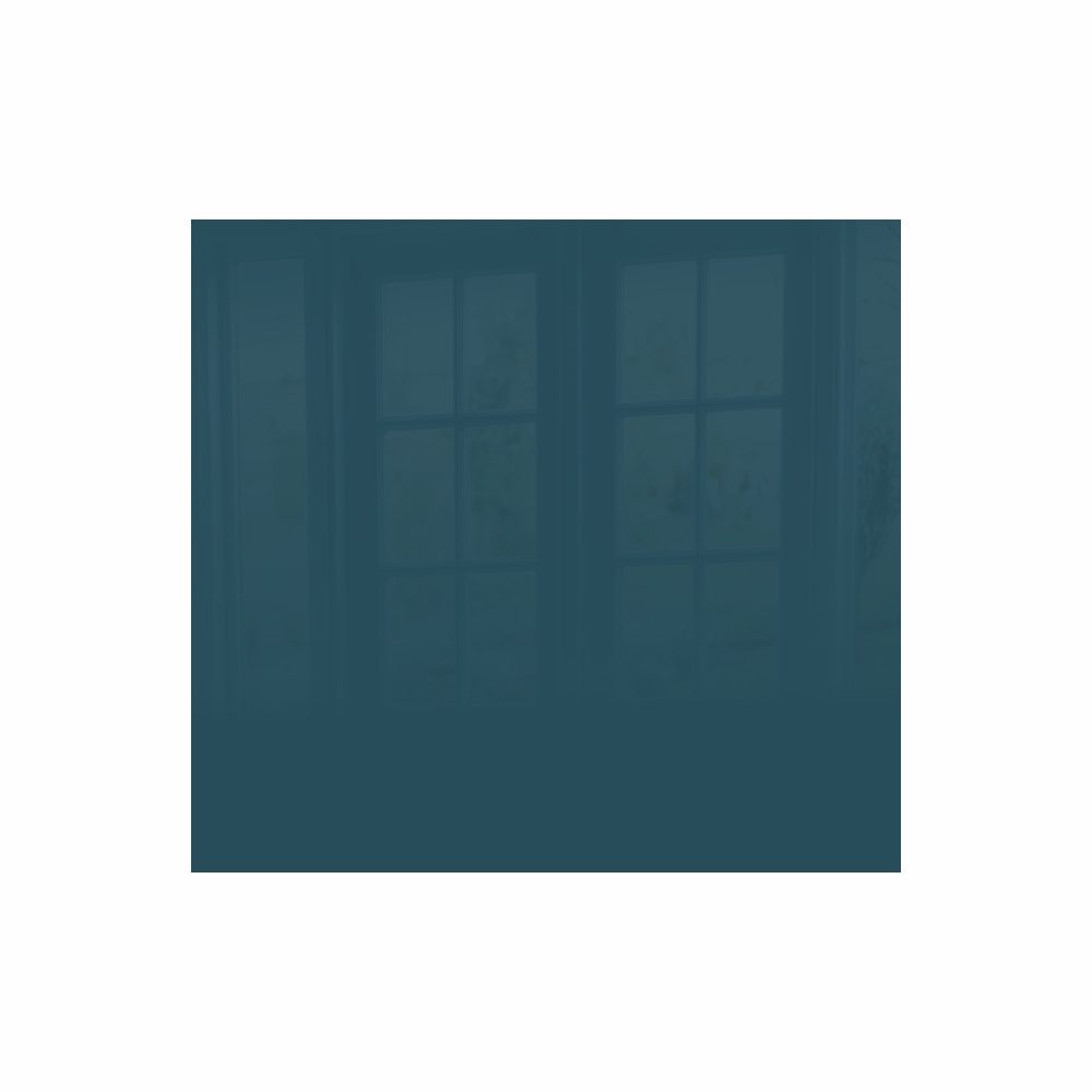 Parrot Products Decorative Glass Wall Tile (598 X 650 X 6mm) Ocean Blue