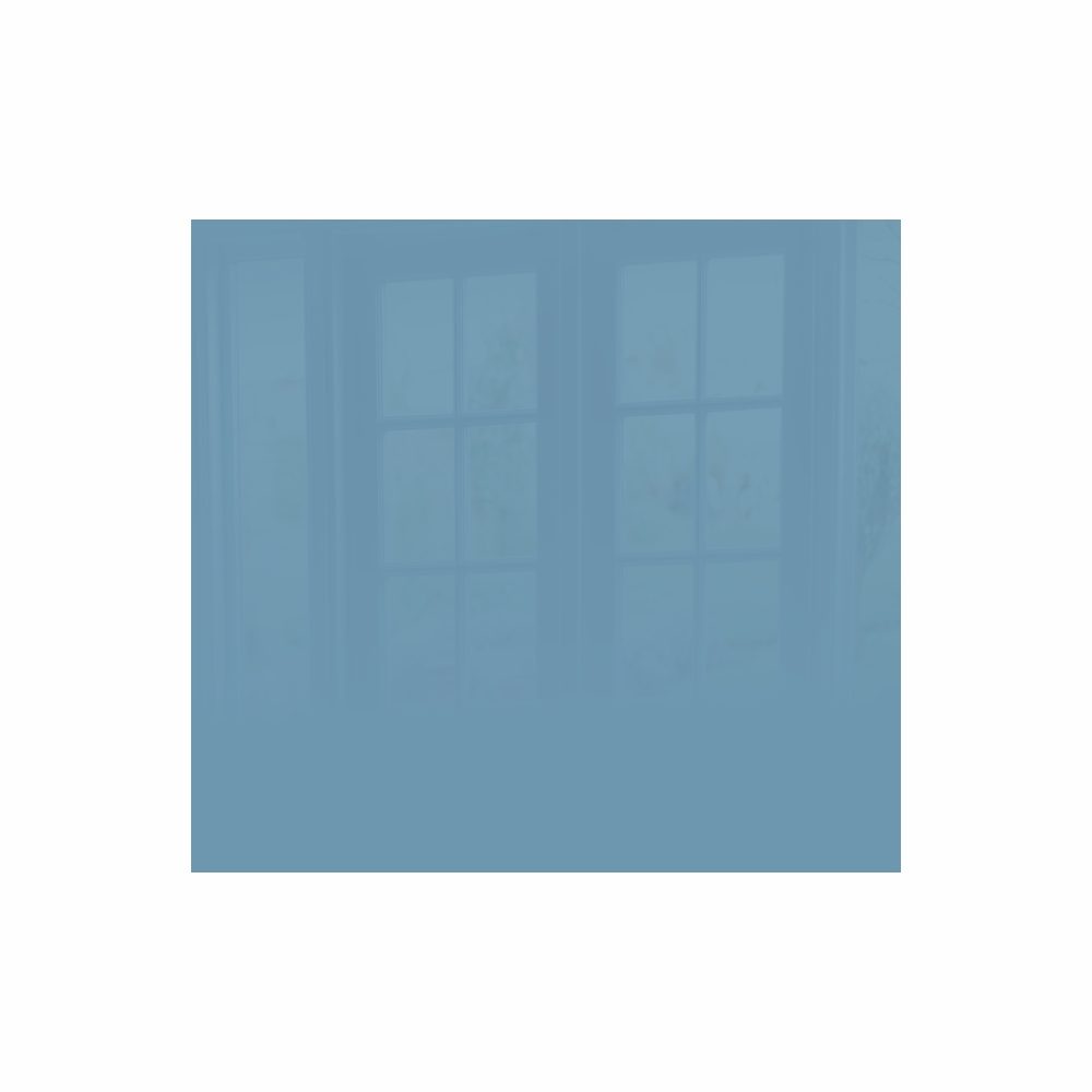 Parrot Products Decorative Glass Wall Tile (598 X 650 X 6mm) Pastel Blue