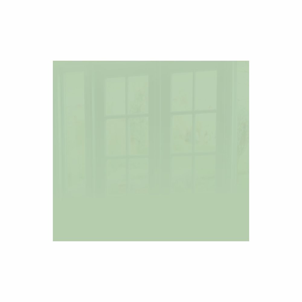 Parrot Products Decorative Glass Wall Tile (598 X 650 X 6mm) Pastel Green