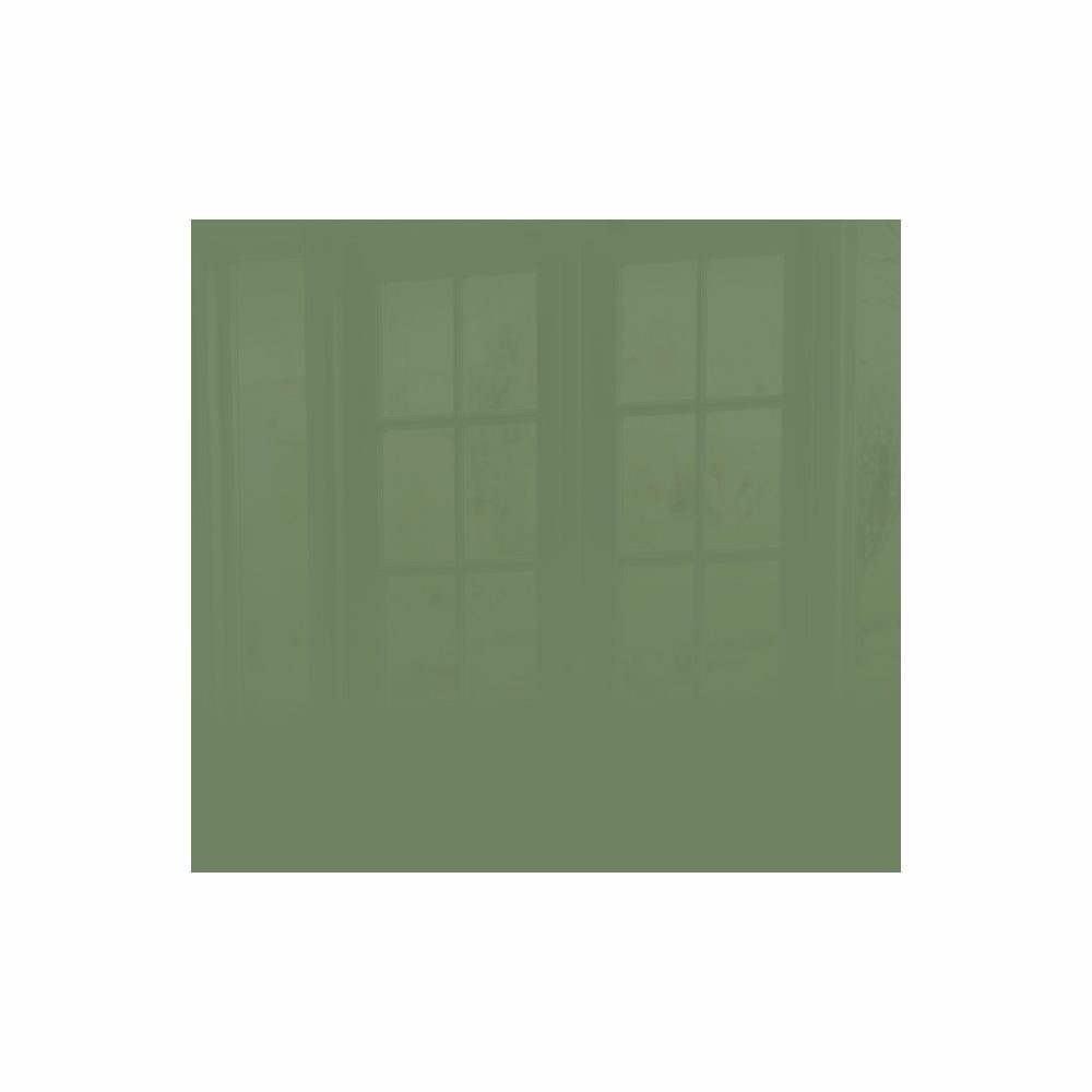 Parrot Products Decorative Glass Wall Tile (598 X 650 X 6mm) Reseda Green