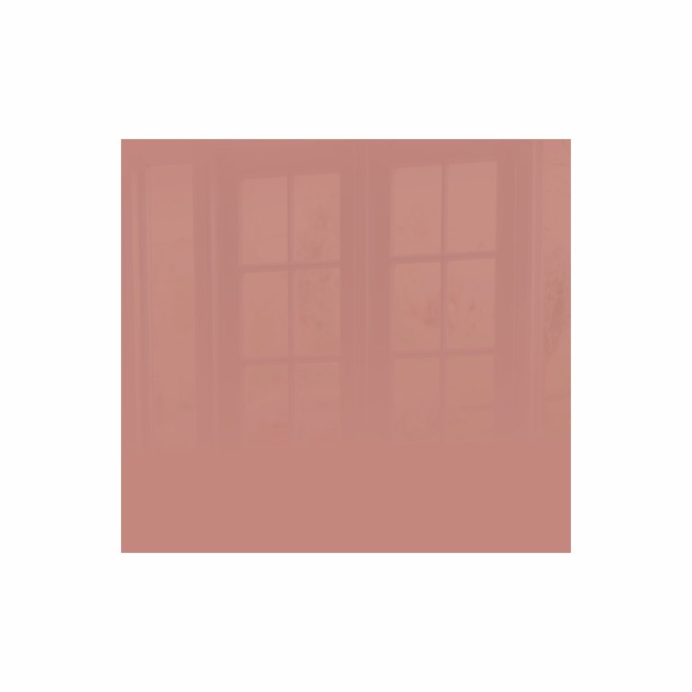 Parrot Products Decorative Glass Wall Tile (598 X 650 X 6mm) Rose Gold