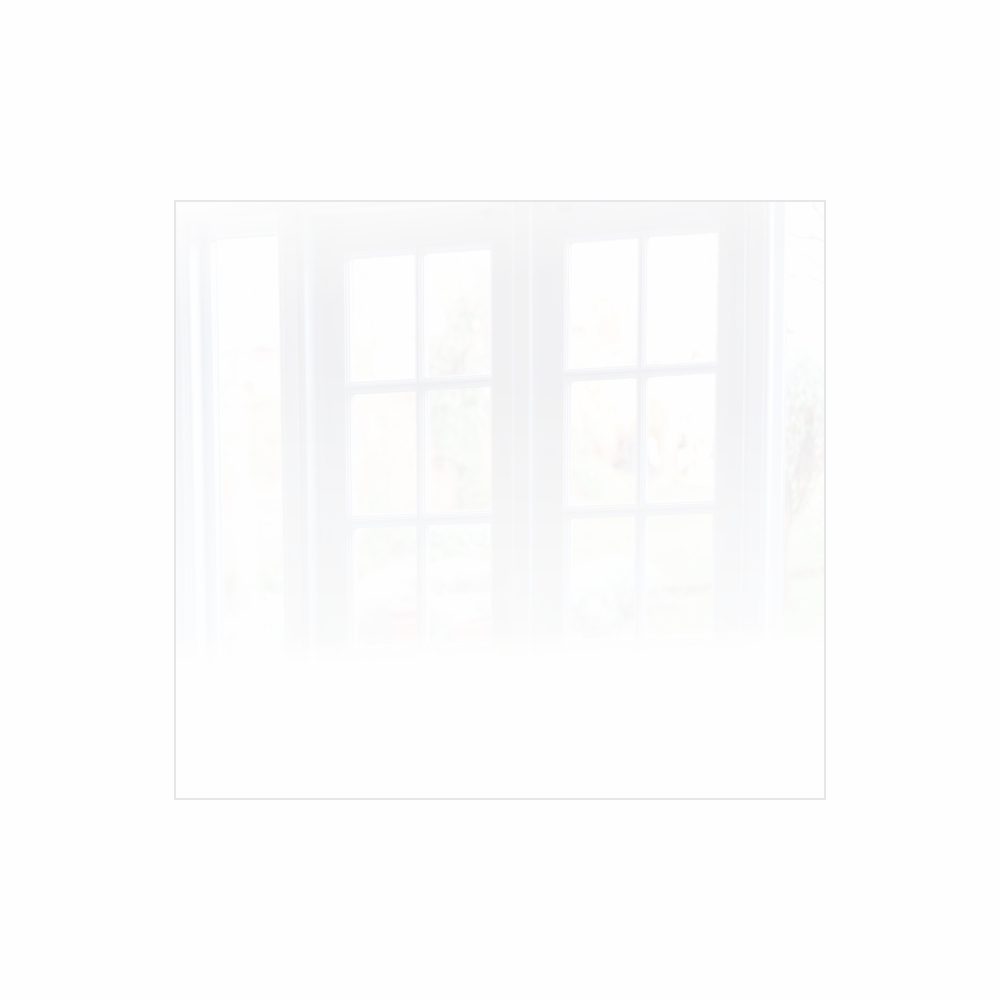 Parrot Products Decorative Glass Wall Tile (598 X 650 X 6mm) White RAL9010