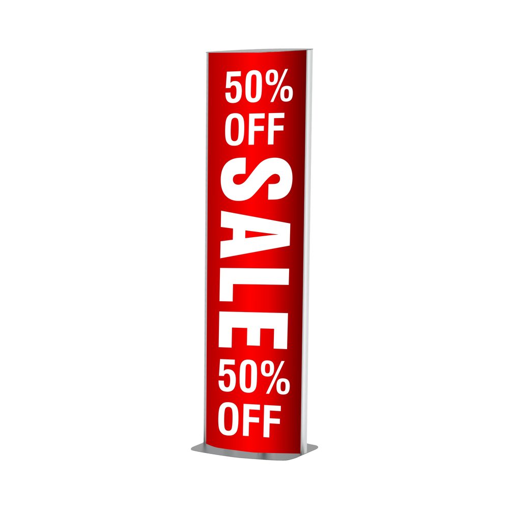 Parrot Products Sign Frame (420*1800mm - Double Sided - Standing)