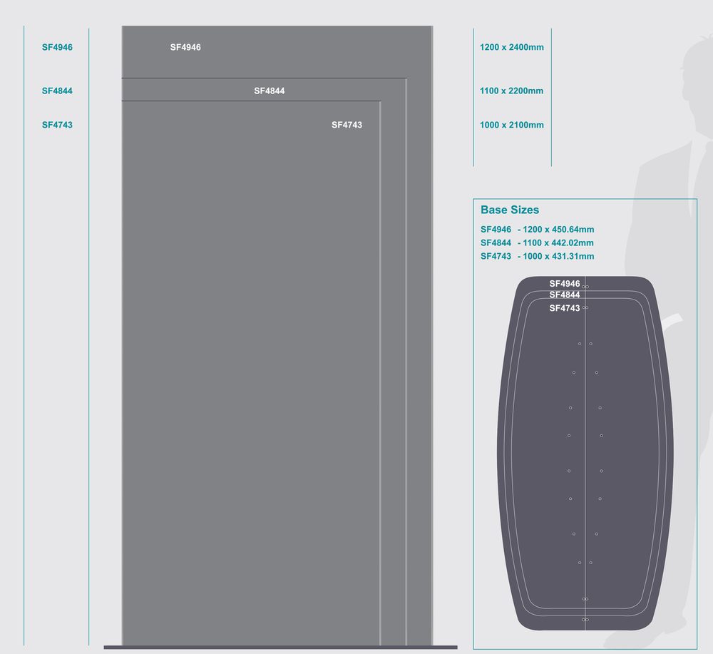 Parrot Products Sign Frame (1100*2200mm - Double Sided - Standing)