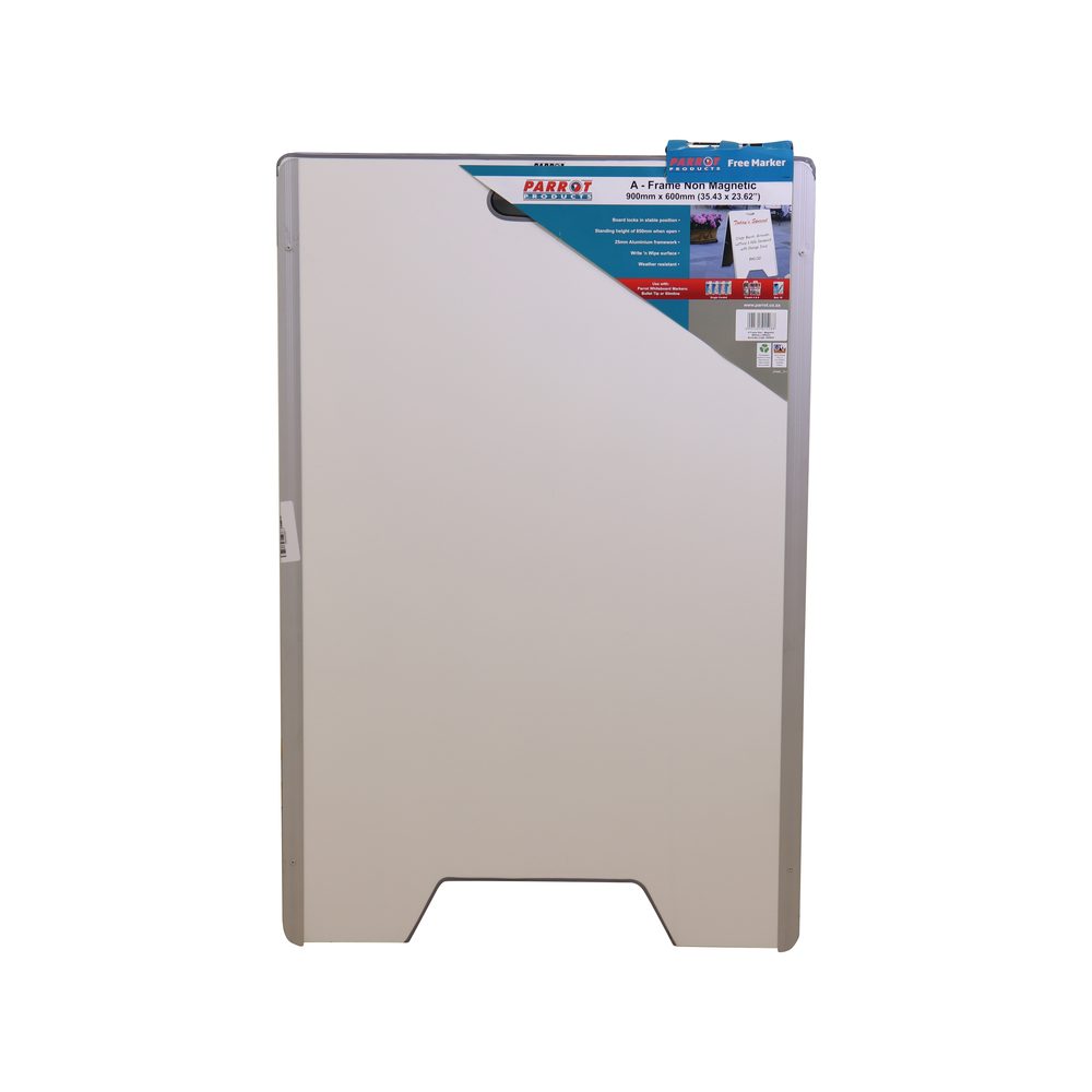 Parrot Products A-Frame Whiteboard (Non Mag Steel Frame 900*600mm)