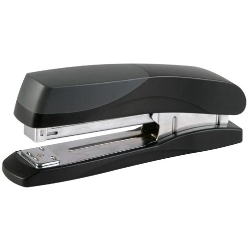 Parrot Products Desktop Stapler Plastic Large 210*(24/6 26/6) Black 20 Pages
