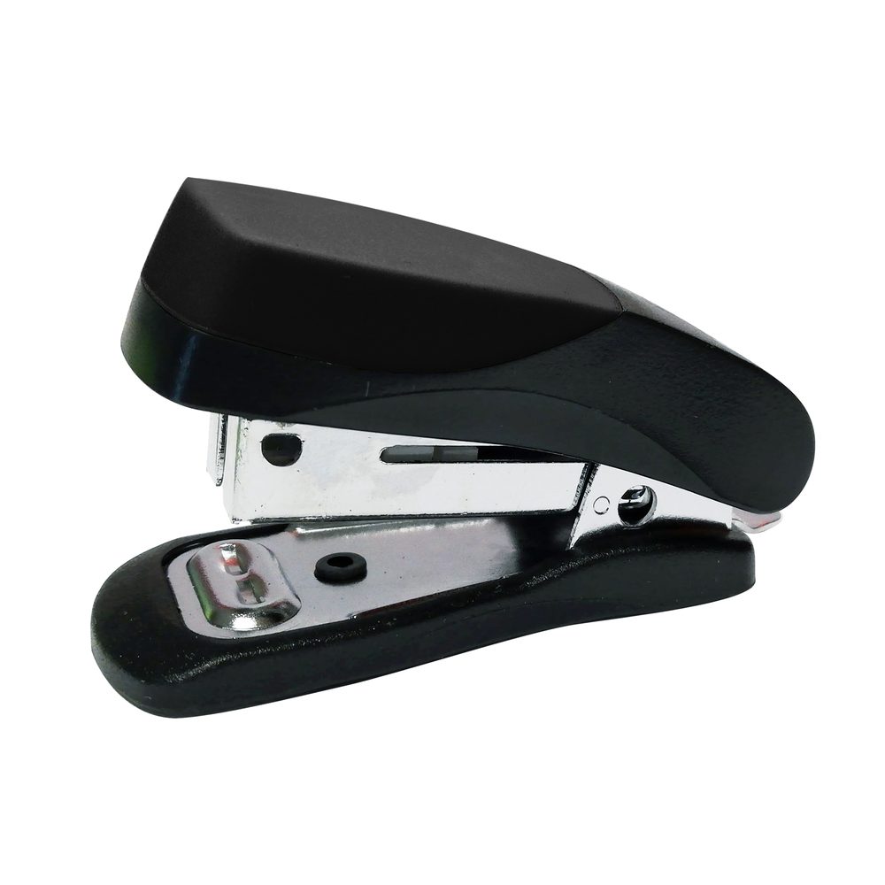 Parrot Products Plastic Mini Stapler (Black) and Staples (1000*26/6)