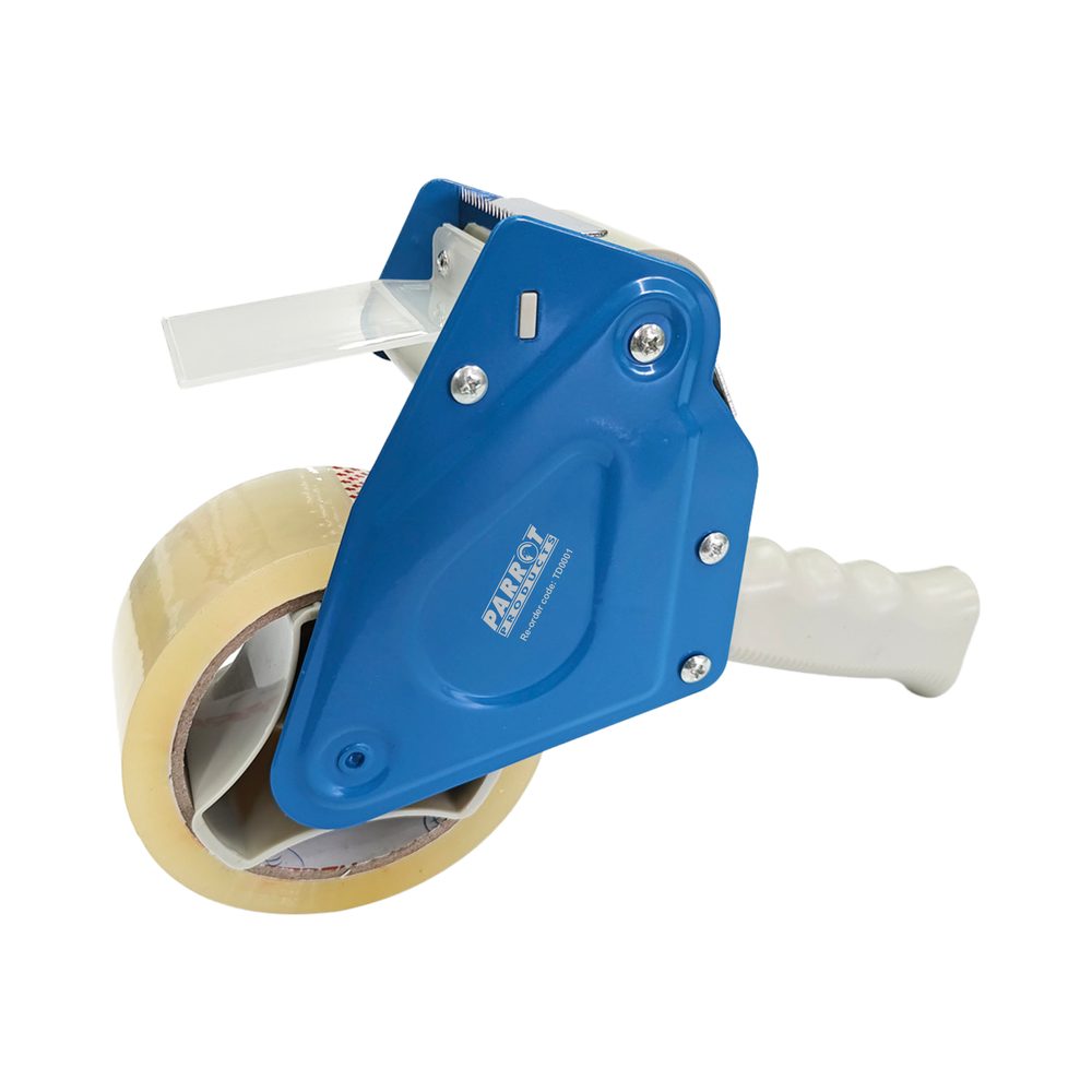 Parrot Products Industrial Packaging Tape Dispenser Heavy Duty Handheld Tape Gun