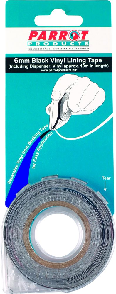 Parrot Products Vinyl Lining Tape (10 Meters - 6mm - Blue)