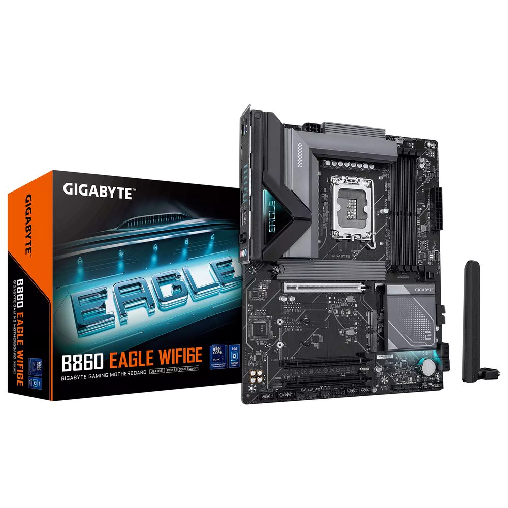 Gigabyte B860 Eagle WiFi - 4x DDR5, 3x M.2, LGA1851, ATX