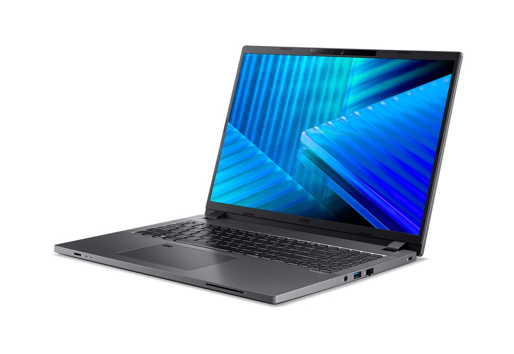 Acer TravelMate TMP216-71-G3-TCO-701H 16"WUXGA SlimBezel IPS Intel Core Ultra 7 processor 155H IPS 16 GB DDR5 Memory 512GB PCIe NVMe SSD Micro SD card reader WIFI6E+BT 2x2 AX+BT 6E Acer PBA FRP BackLit KB FHD IR camera 53Wh Li-ion battery 65W TypeC adapter Windows 11 PRO 3 Years On Site 4711721032879