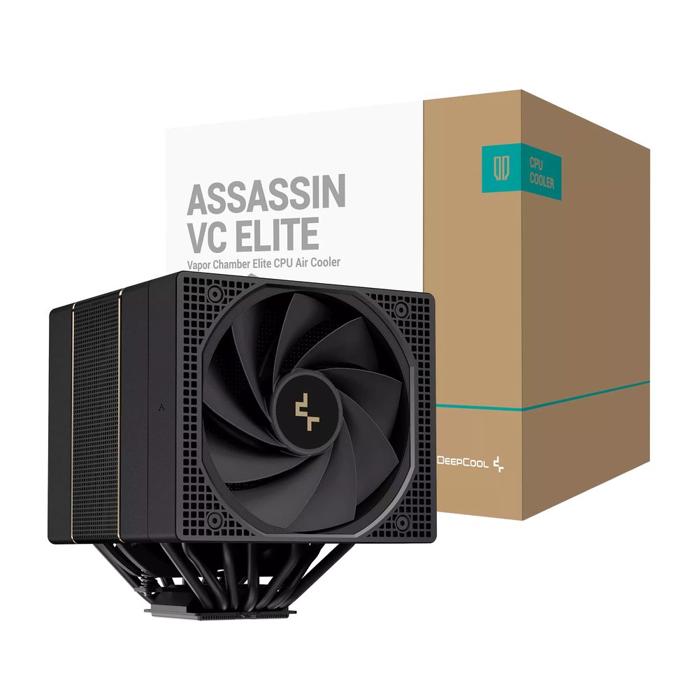 DeepCool Assassin VC Elite - 120/140mm Dual Tower CPU Air Cooler , Black