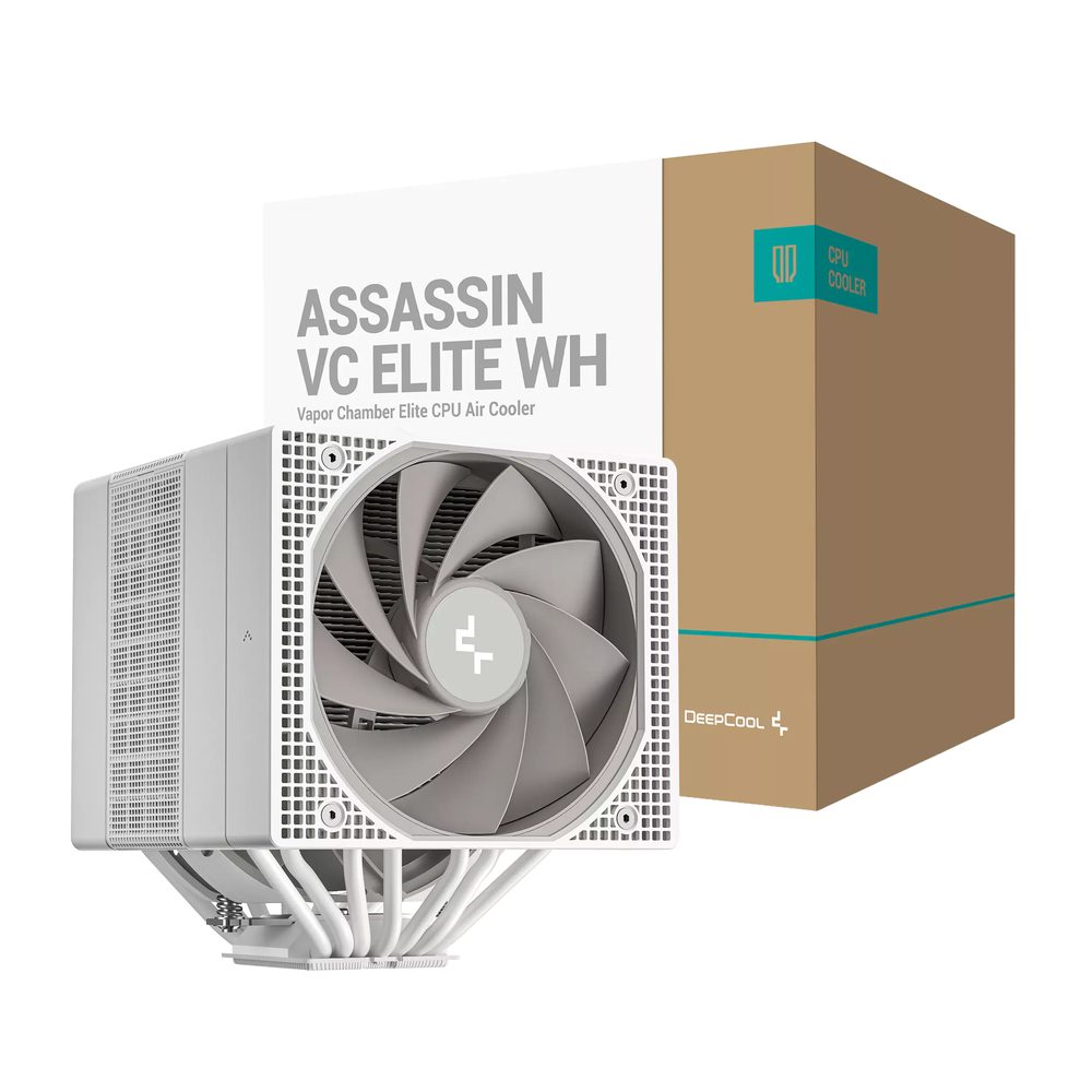 DeepCool Assassin VC Elite - 120/140mm Dual Tower CPU Air Cooler , White