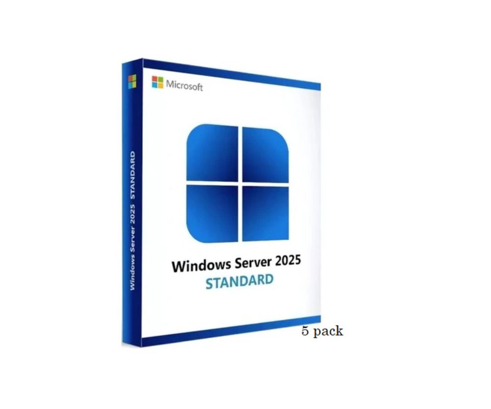 Dell E 5-pack of Windows Server 2025/2022 User CALs (STD or DC), Cus Kit