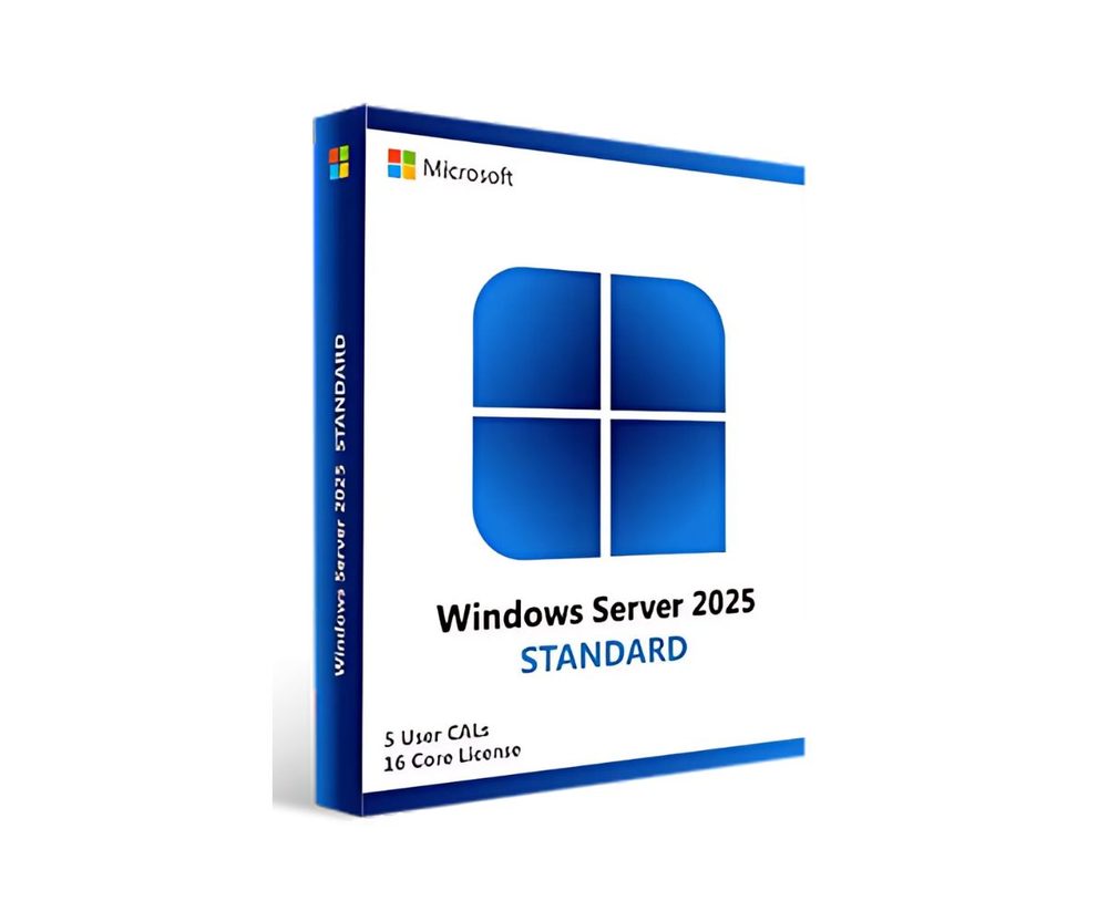 Dell E Windows Server 2025 Standard No Media WS2022 Std Downgrade w/DVD Media Multi Lang Customer Kit