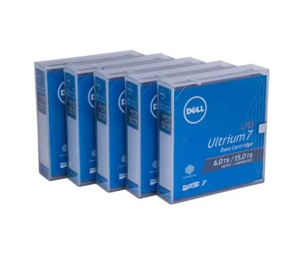 Dell E LTO7 Tape Media 5 Pack Cust Kit