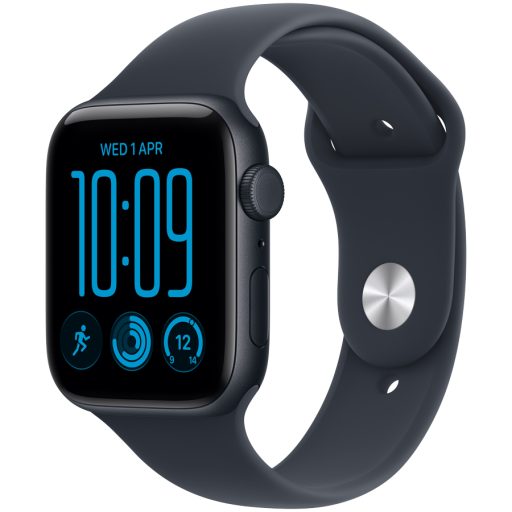 Apple Watch SE 3 GPS + Cellular 40mm Midnight Aluminium Case with Navy Blue Sport Band - M/L, Model A3326