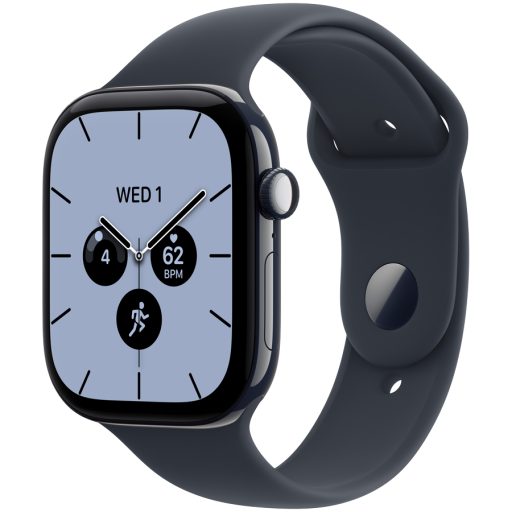 Apple Watch Series 12 GPS + Cellular 42mm Night Blue Ceramic Case with Navy Blue Sport Band - S/M, Model A3582