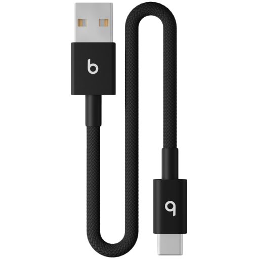 Beats USB-A to USB-C Woven Short Cable (20 cm) - Bolt Black