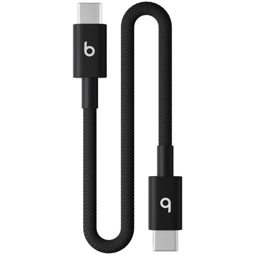 Beats USB-C to USB-C Woven Short Cable (20 cm) - Bolt Black