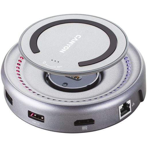 CANYON hub DS-7 7in1 USB-C Wireless Space Grey