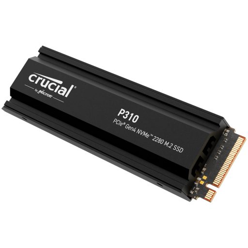 Crucial P310 2TB PCIe Gen4 2280 NVMe M.2 SSD with heatsink