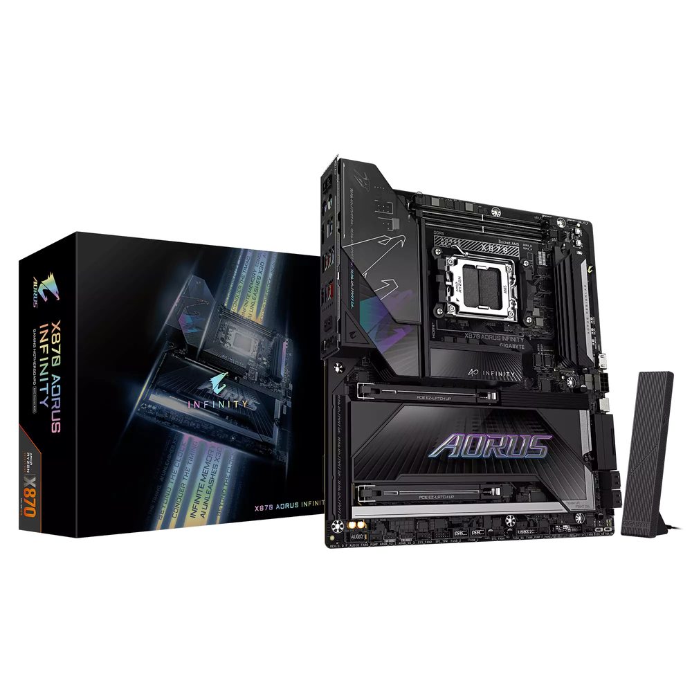 Gigabyte X870 Aorus Infinity WiFi - 2x DDR5, 3x M.2, AM5, E-ATX