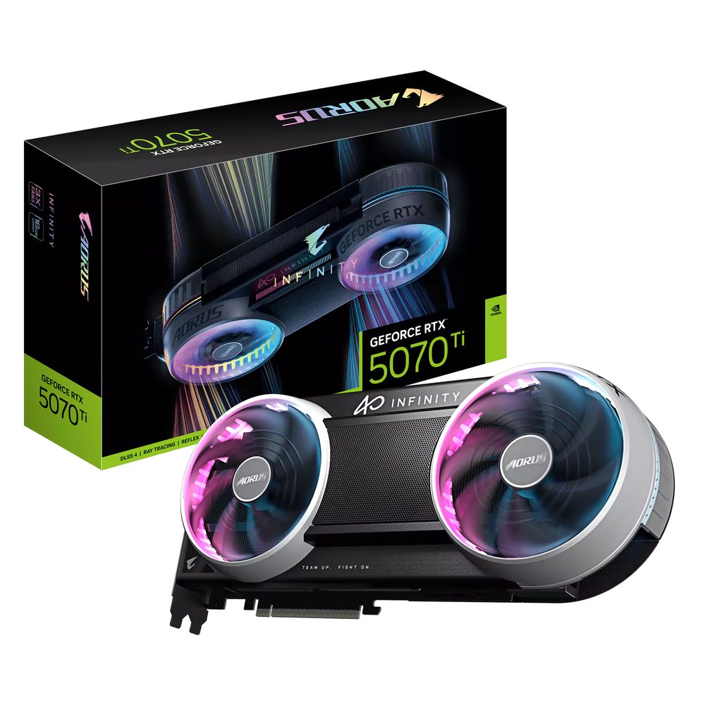 Gigabyte RTX 5070 Ti Aorus Infinity 16GB GDDR7 Graphics Card