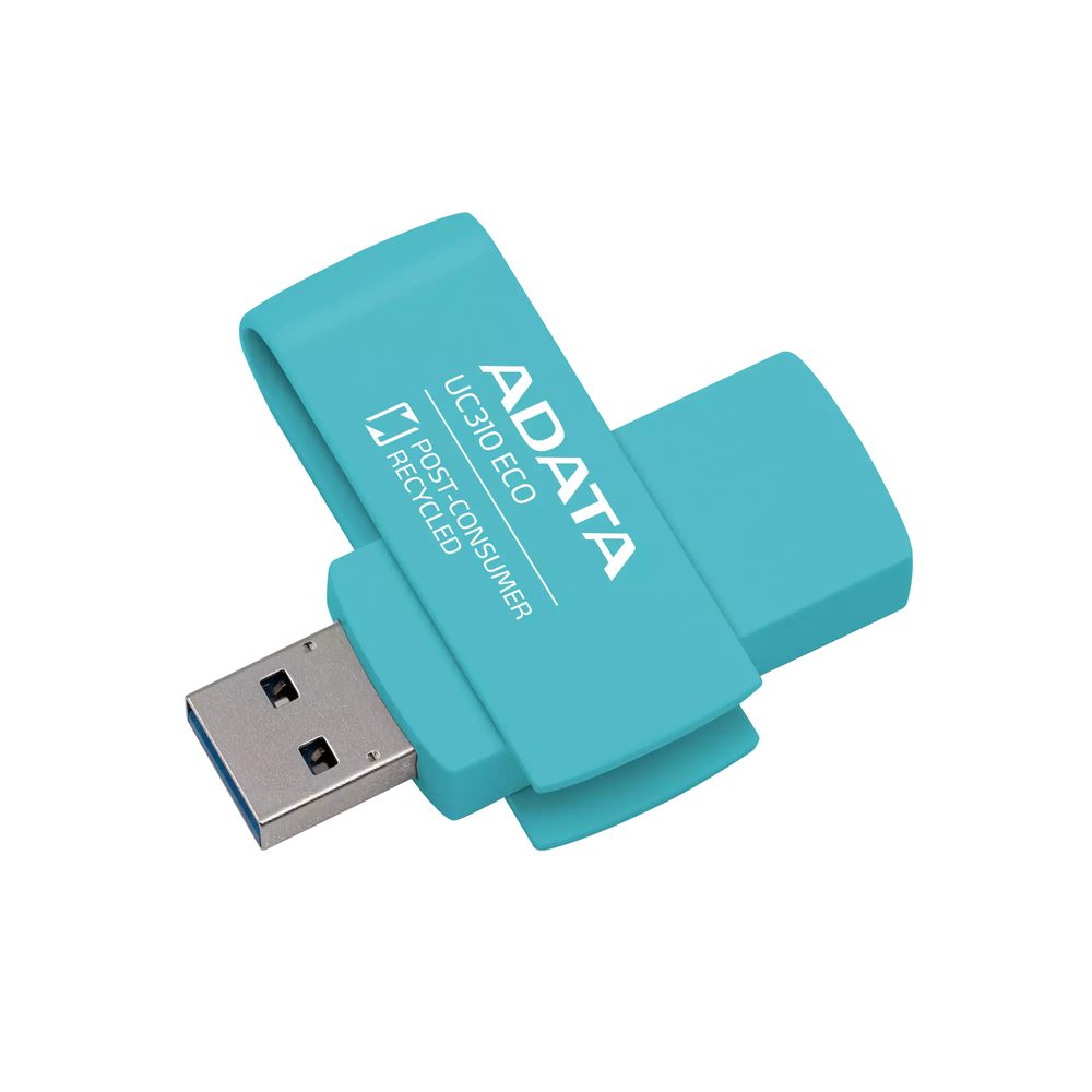 Adata UC310 128GB USB3.2 Gen1 Type-A Flash Drive - ECO Green