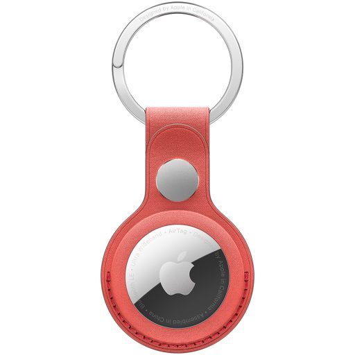 APPLE AirTag FineWoven Key Ring - Coral
