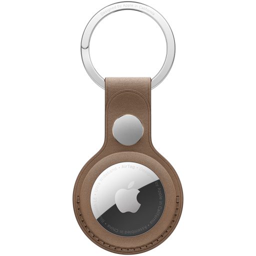 APPLE AirTag FineWoven Key Ring - Taupe