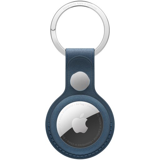 APPLE AirTag FineWoven Key Ring - Pacific Blue