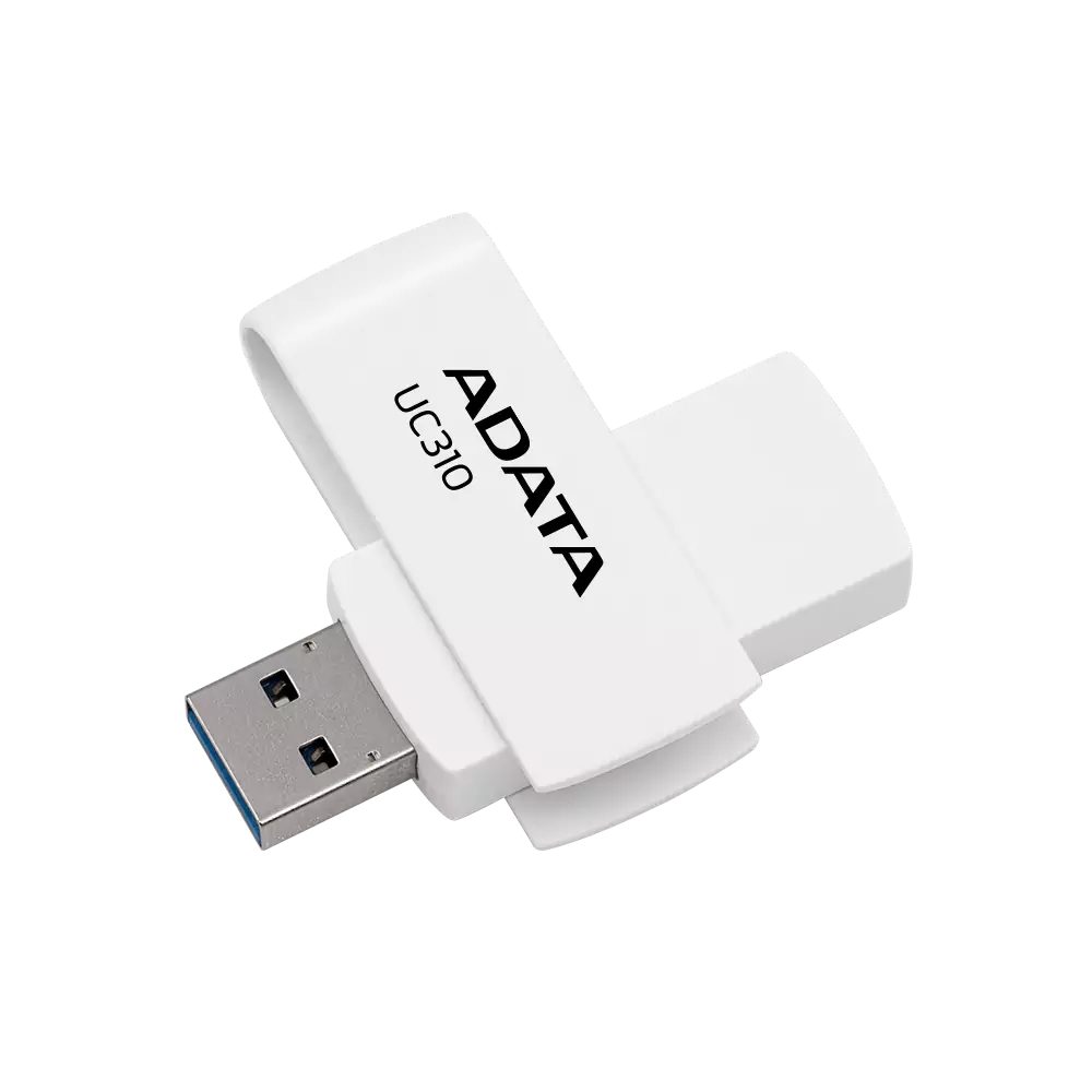 Adata UC310 32GB USB3.2 Gen1 Type-A Flash Drive - White