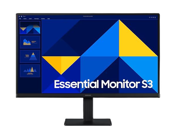 SAMSUNG LS24HG314 Flat IPS 16:9 250 cd/㎡ 1000 : 1 (Typ.) FHD (1 920 x 1 080) 1 ms (MPRT) 178/178 Max 144 Hz AMD FreeSync Black Equalizer Virtual Aim Point Eye Saver Mode Flicker Free 1 x DP 1.4 Port 1 x HDMI 2.0 Port 1 x Headphone Port Tilt: -2˚ to 20˚ VESA Mount Support DP Cable and Power Cable in the box.